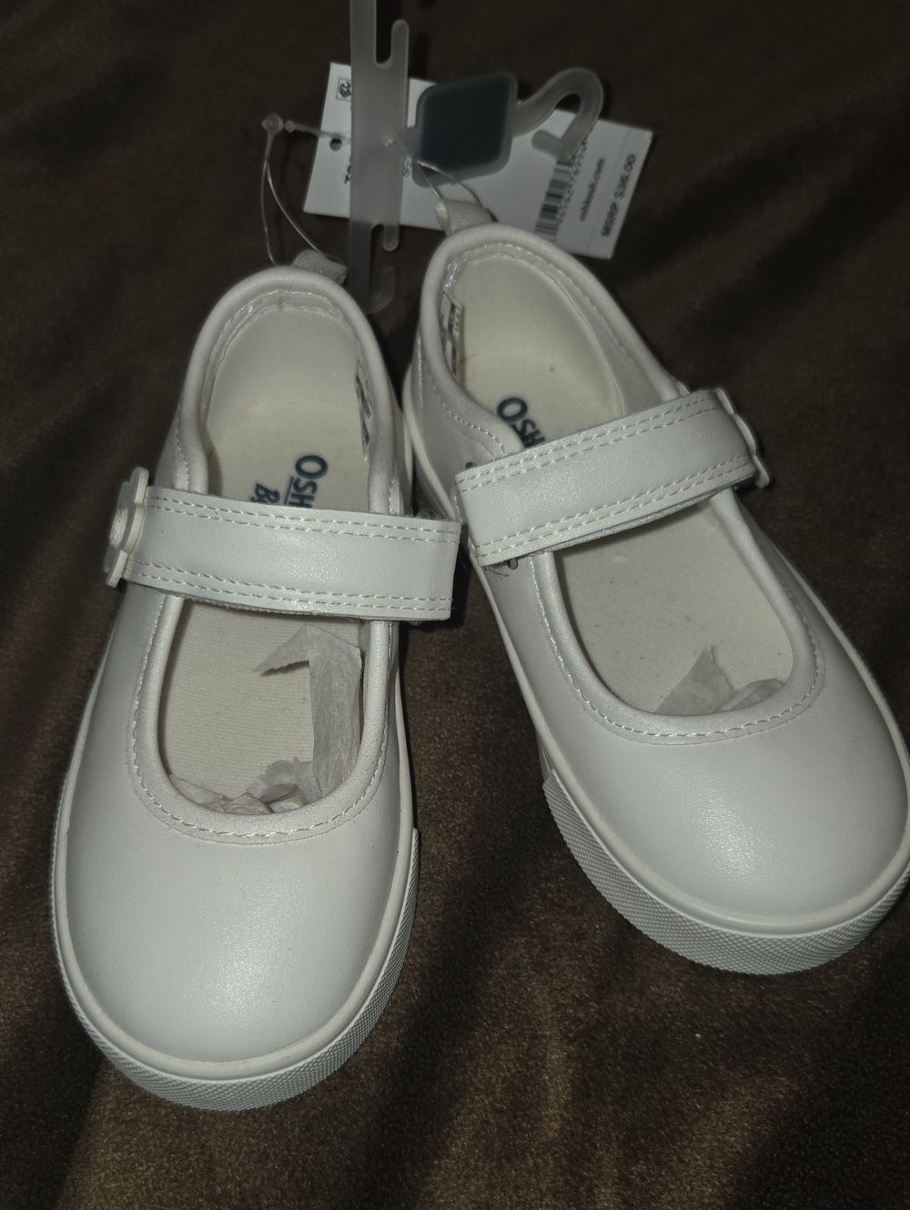 OshKosh B'gosh White Girls' Mary Jane Dress Shoes